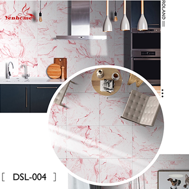 Pohjoismainen vinyyli itseliimautuva marmori tekstuuri seinätarrat paksut vedenpitävät kylpyhuone keittiön lattia laatta tarra kodin sisustus 30 x 30cm