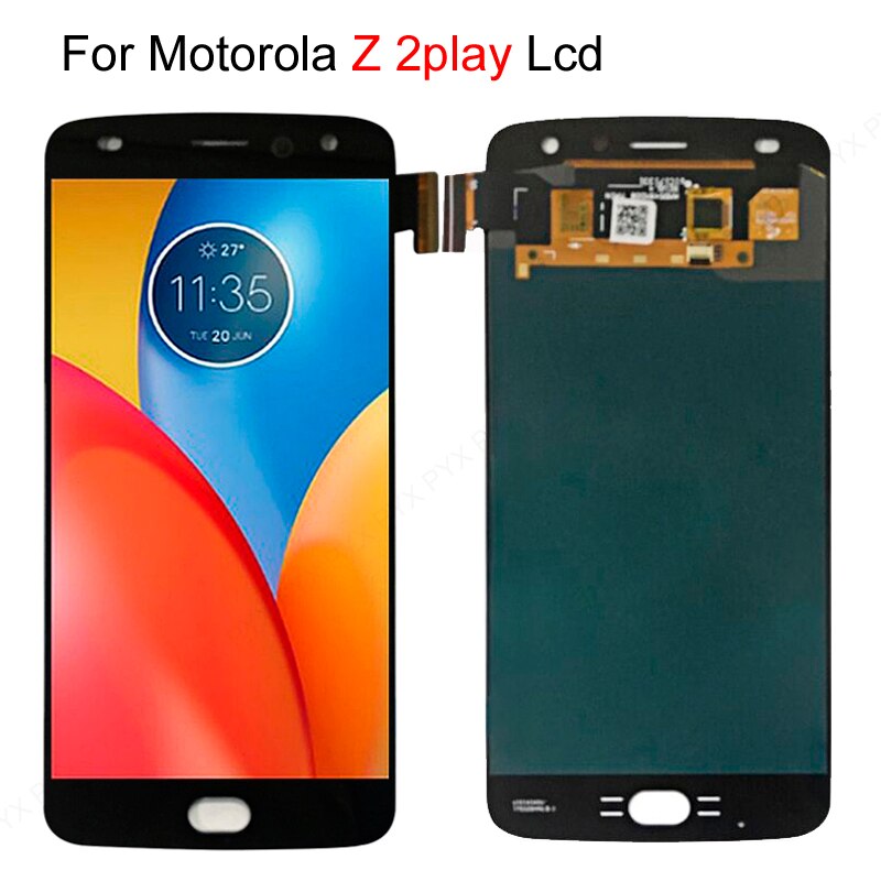 Fast ship AMOLED LCD Display For Motorola Moto Z2 Play XT1710-01/07/08/10 1920*1080 Touch Screen Digitizer Assembly Replacement