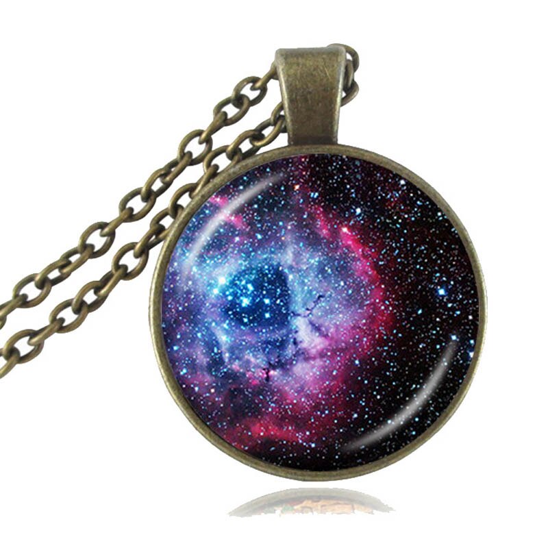 Thors Helm Nebula Ketting Galaxy Astronomie Hanger Zonnestelsel Sieraden Space Universe Ketting Melkweg Sieraden HZ1: B1