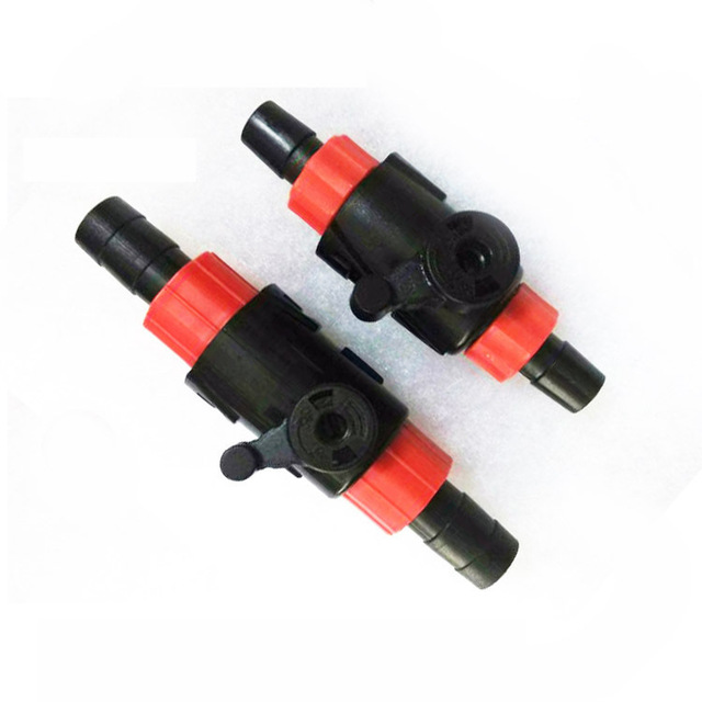 1 Pcs 12/16 Mm 16/22 Mm Plastic Flow Control Schakelaar Aquarium Marine Fish Tank Gasklep aquarium Accessoires Waterslang AT016