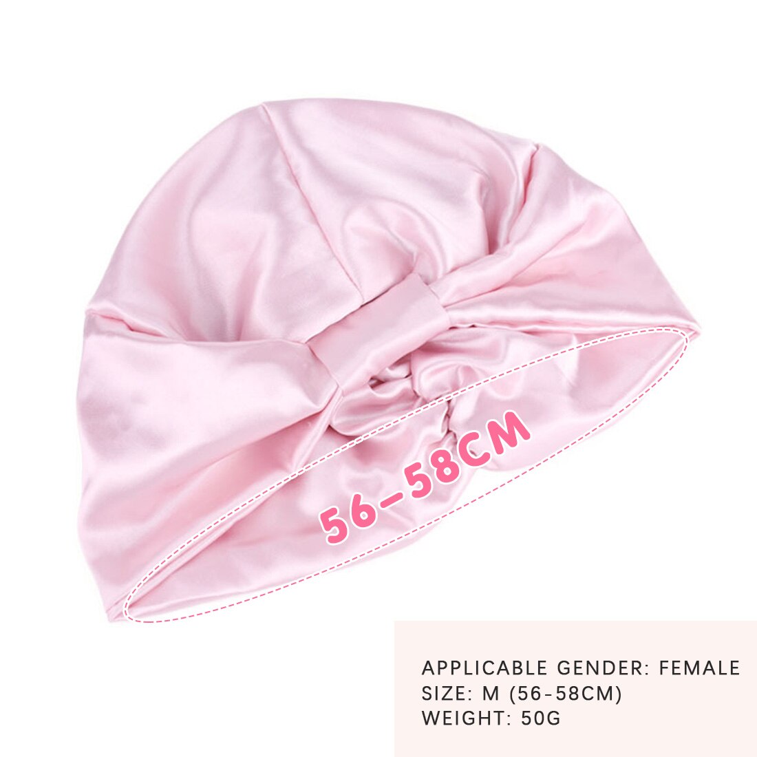 6 kleuren satijnen slaapmuts voor dames, salon, nachtmuts, haarverzorgingsmuts, slaapmuts voor dames, badmuts, wikkelmuts