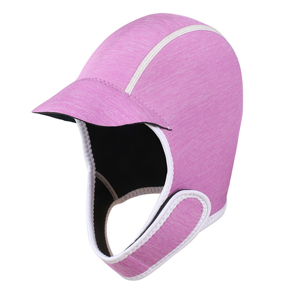 2020 regulowana czapka zimowa nurkować surfing kajak flisactwo kajak rurka do nurkowania czepek kapelusz N66: Różowy
