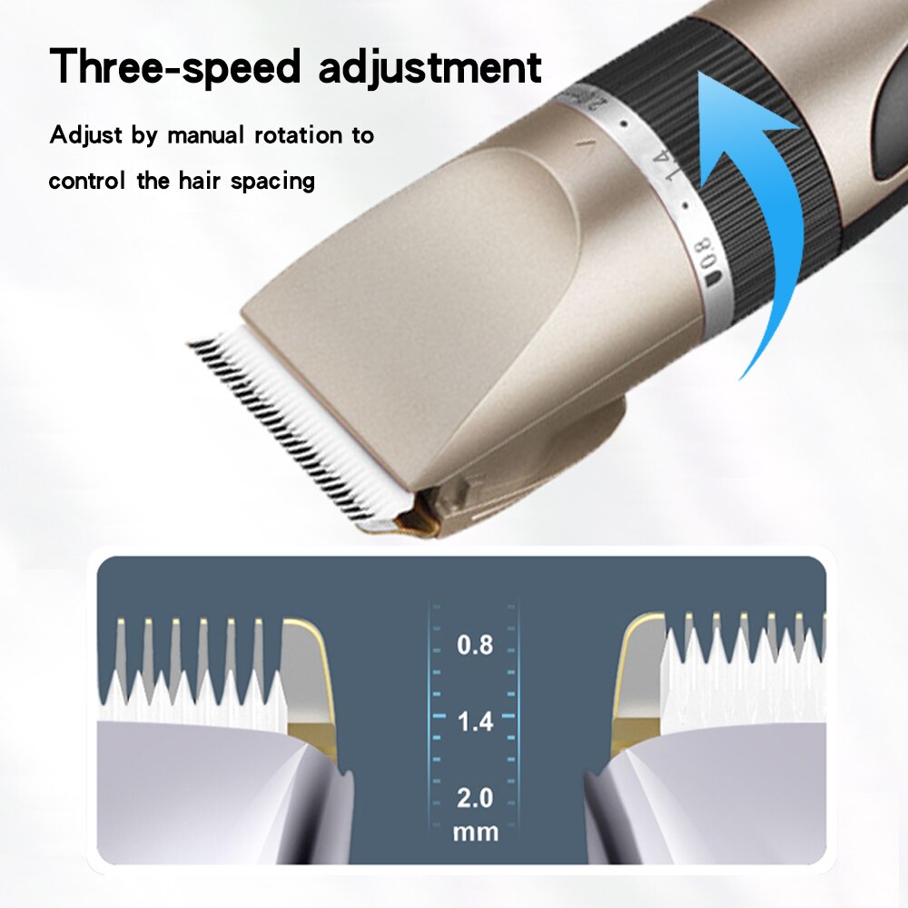 HIENA Hair Clipper Electric Hair Trimmer Digital Rechargeable Hair Clipper for Men Hair Cutting Machine Low Noise