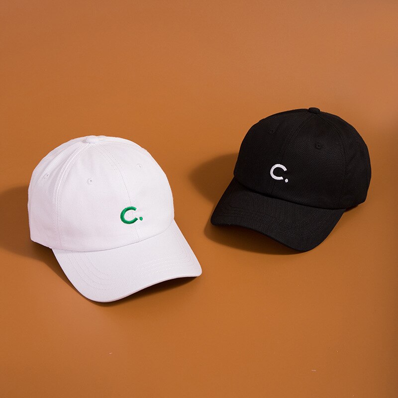 Kleur Retro Cap Letter C Baseball Cap Verkoop Gradiënt Mannen En Vrouwen Hoed