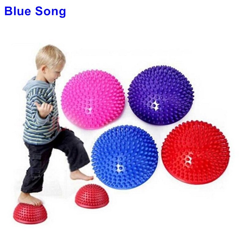 Pelota de balanceo para gimnasio, Pilates, deporte, Fitness, ejercicios de Fitball de PVC, recién inflable, bolas de Yoga de media esfera