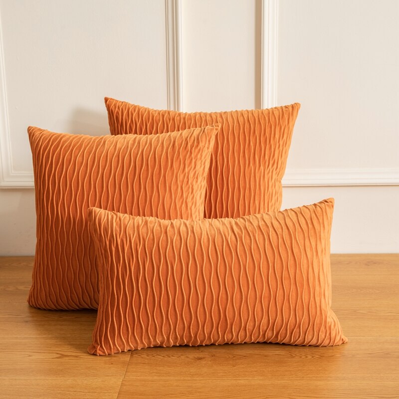 Moderne nordique taie d'oreiller rétro vague décoration taie d'oreiller luxe housse de coussin classique décoratif oreillers pour salon