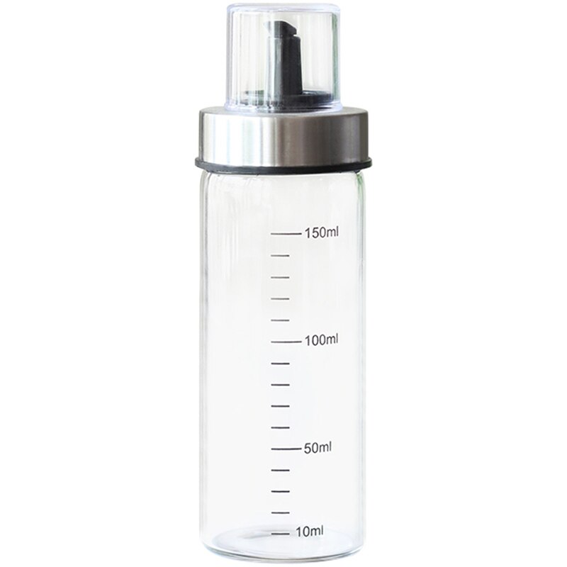 EIKS 2 Glasflaschen-Spender Für Öl & Essig – 170 Ml, Mit Ausgießer-Deckel, Für Küche & Tisch