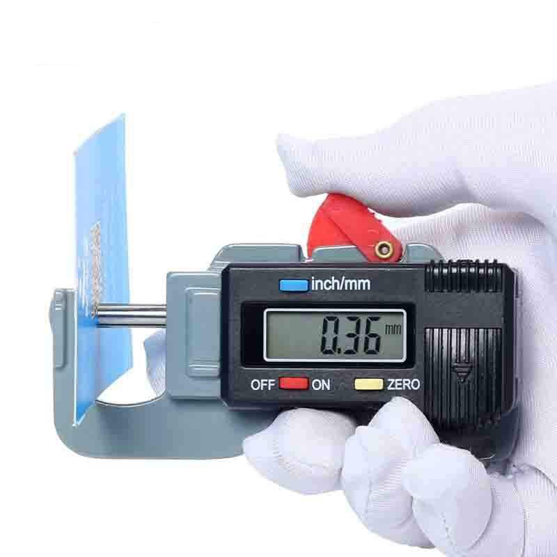 Nauwkeurige Digitale Diktemeter Meter Tester Micrometer 0-12.7Mm 0.01Mm Digitale Diktemeter Diktemeter