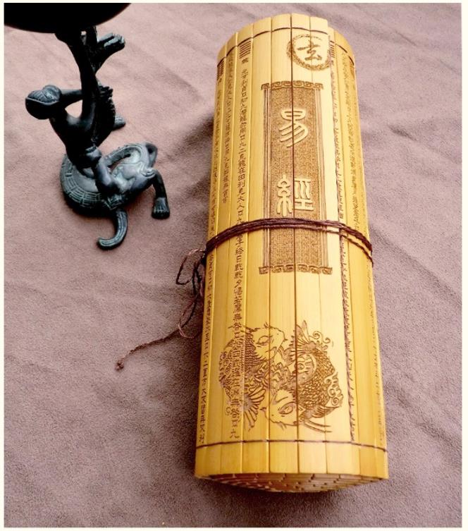 Bamboo Book of Changes Chinese classical culture philosophy book for adult 139 slice 140 x 23 cm