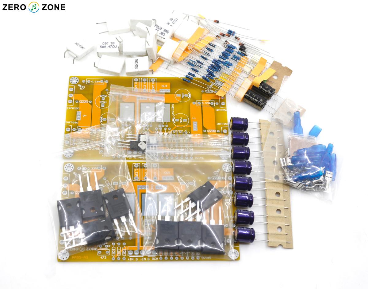 PASS A3 Single-ended Class A Power Amplifier Kit 30W+30W Supports Balanced and Unbalanced Inputs