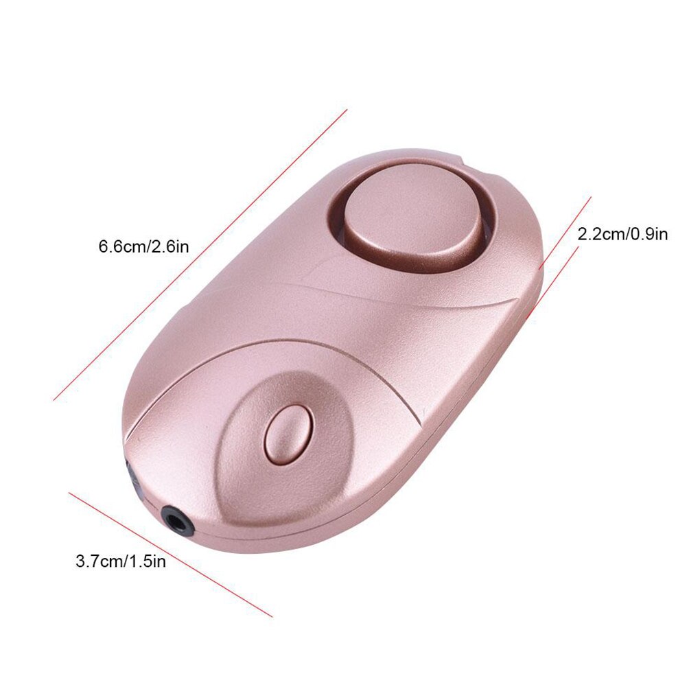 Women Elderly Kids Loud Security Alarm Portable Emergency Alert Keychain LED Light 130dB Volume