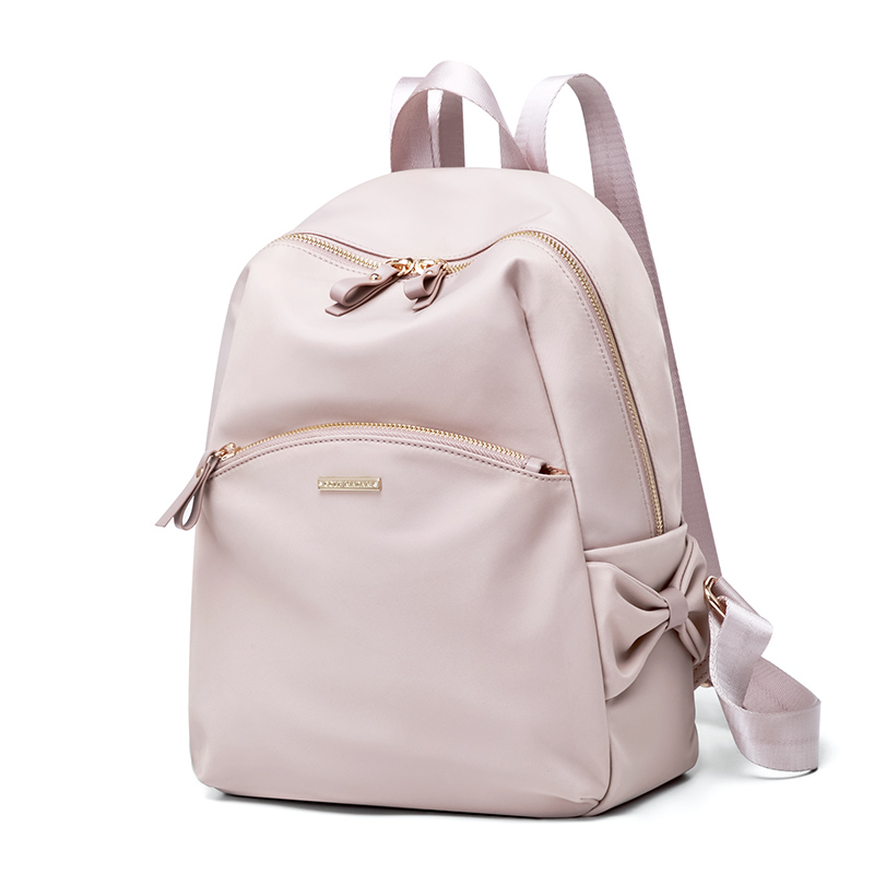 Golf Damen-Rucksack, modische Rucksäcke, leicht, , Schleife, Rucksack, Tasche, rosa, niedlich, kleiner Rucksack, Geldbörse für Damen, Anti-Diebstahl
