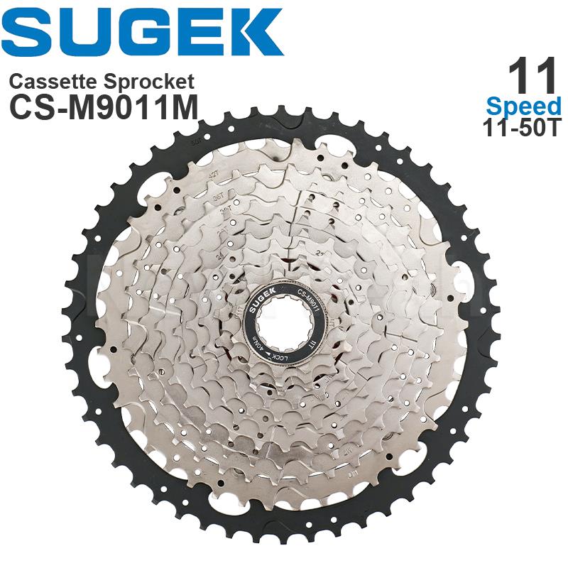 SUGEK 11/12/13 Speed Cassette Sprocket 50/52T DEORE M5100 M6100 CS-M9011 12 13 Colorful HG Steel/Al compatible K7 XT GX MTB: M9011M 50T