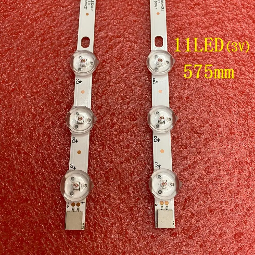 Bande LED pour Toshiba, 32WL3A63DG, 32W2863DG, 32W1733DG, 32W3863DG, 32W1533DB, DLED32176HD, DLED32165HDDVD, DLED32265HDCNTD, 32Wino 53DG