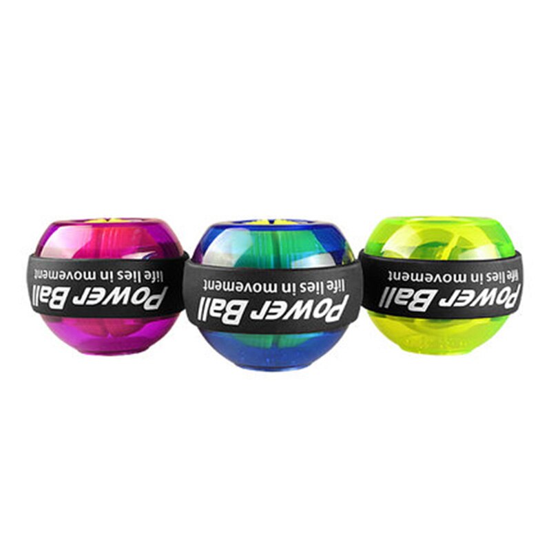 Wrist Ball Trainer LED Muscle Power Ball Relax Gyroscope Power Ball Gyro Arm Exerciser Strengthener Fitness Training Equipments