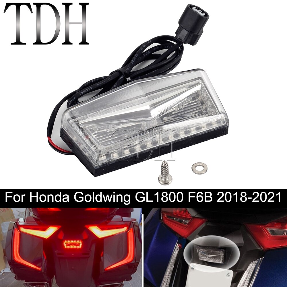 Motorcycles Rear Mudguard Light Tail Running lights for Honda Goldwing 1800 GL1800 GL 1800 F6B Saddlebag Accents Light