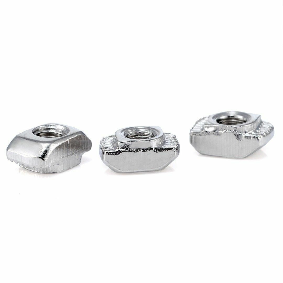 Tuercas cuadradas de bloque en T, martillo deslizante t-track para sujetador de perfil de aluminio, M3, M4, M5, M8, M10, , 3030, 4040, 10 piezas