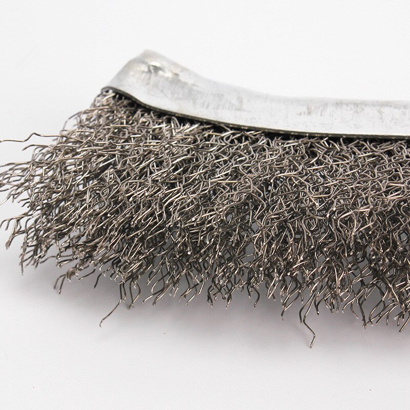 Steel Wire Brush with Plastic Handle Rust Removal Cleaner Polishing Hand Tools