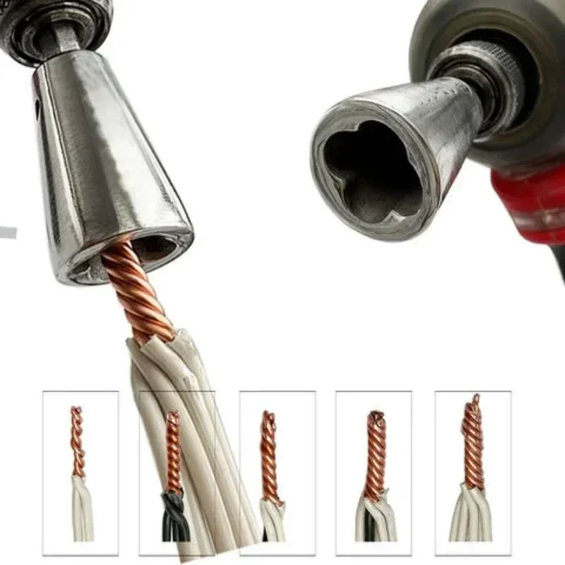 Wire Twisting Tools Quickly Twister Electrician Artifact for Power Drill Drivers Twisted Connector Cable Device Multi-tool