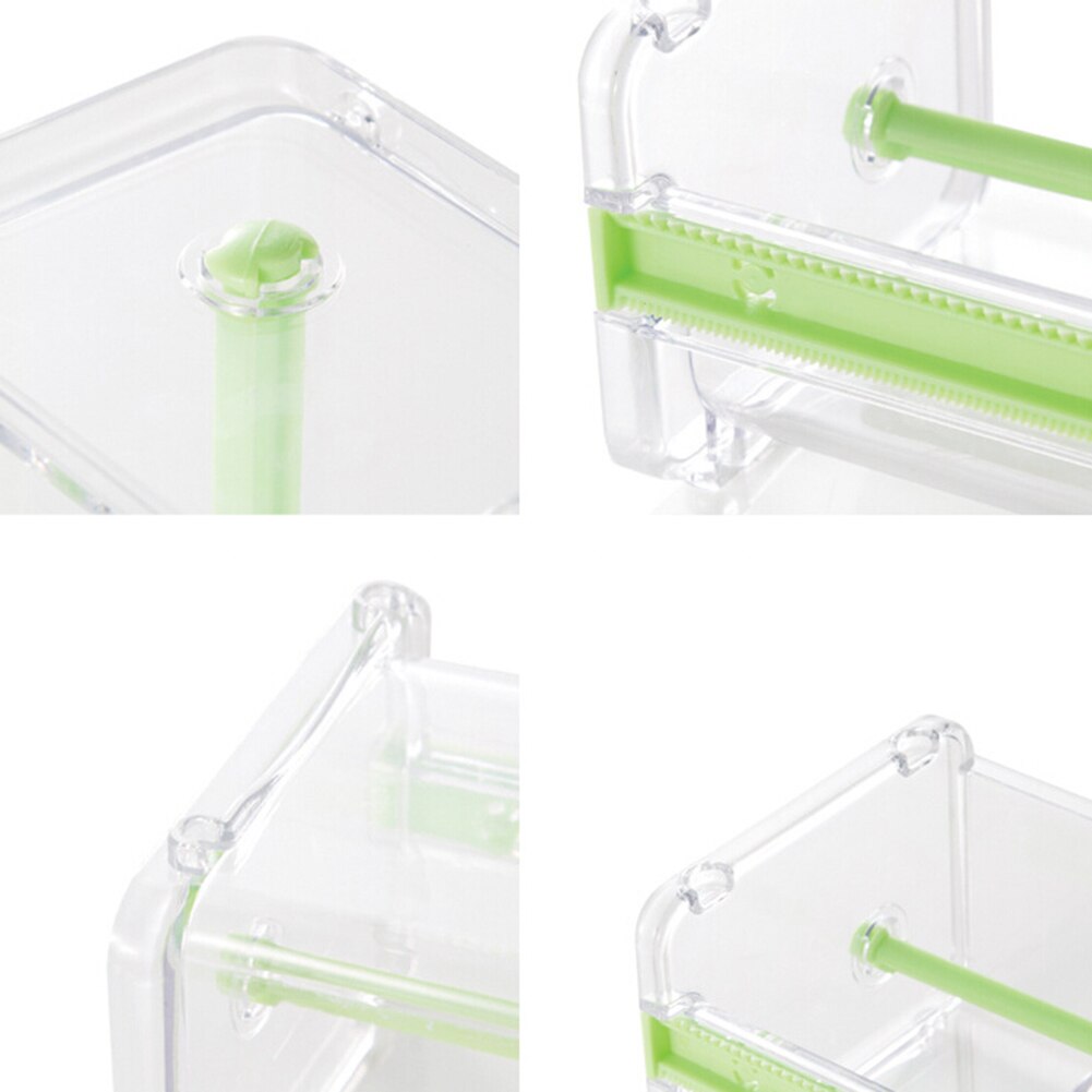 Boîte de rangement, papeterie de bureau, support ruban adhésif mallette de rangement a fonction de découpe