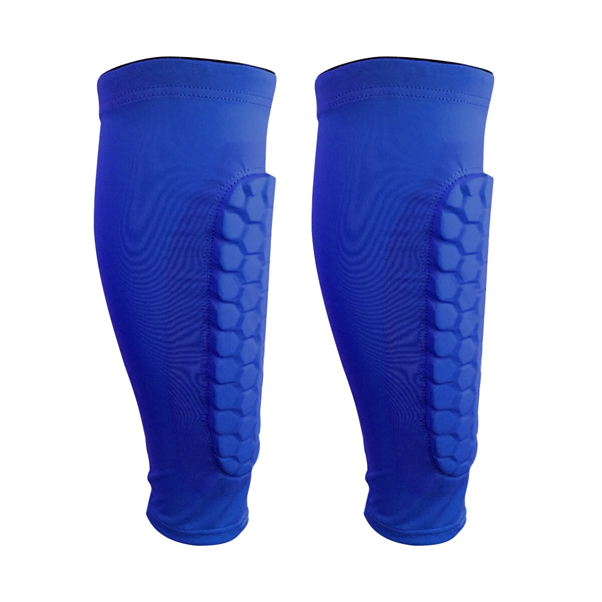 Sport Bescherm 2 Stuks Kalf Beschermhoes Professionele Crashproof Shin Guards Fit Voor Voetbal Basketbal Fietsen Klimmen: Blauw / L