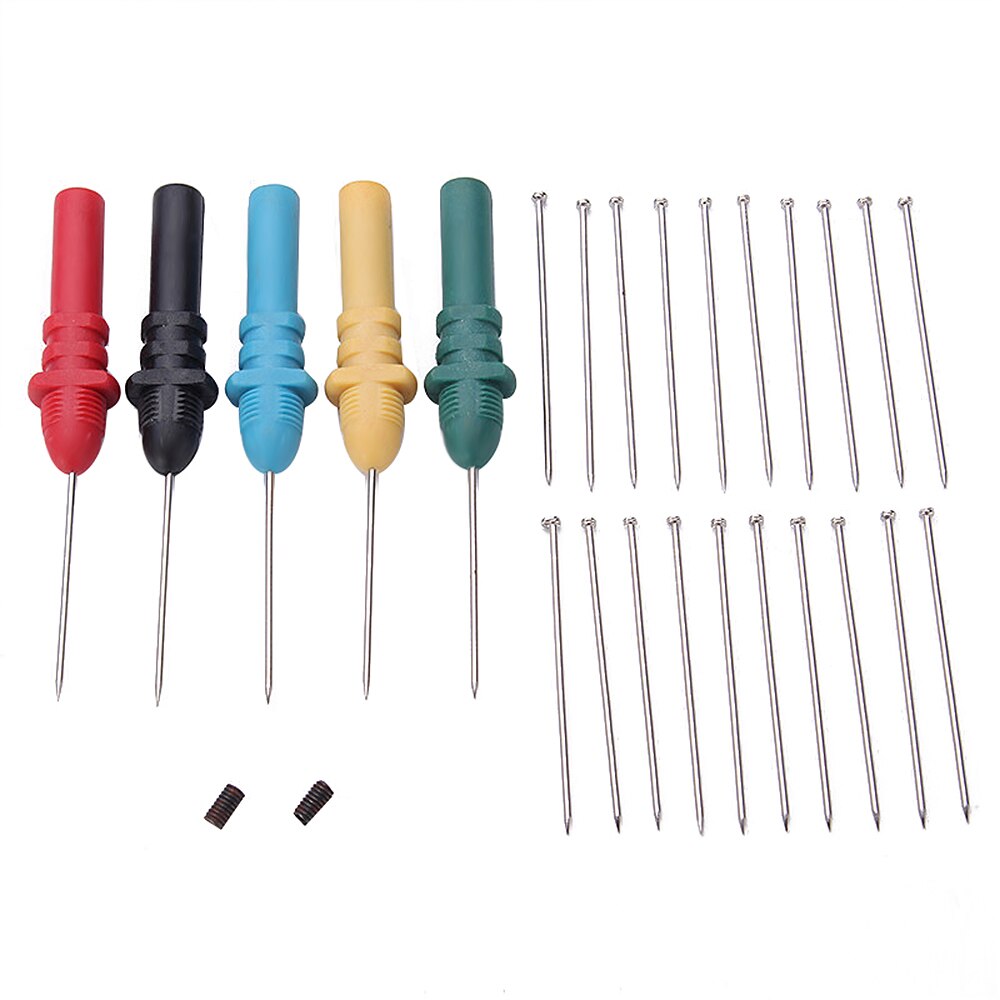 HT307 Automotive Diagnostic Test Accessory Oscilloscope Probe Pins Set: Default Title
