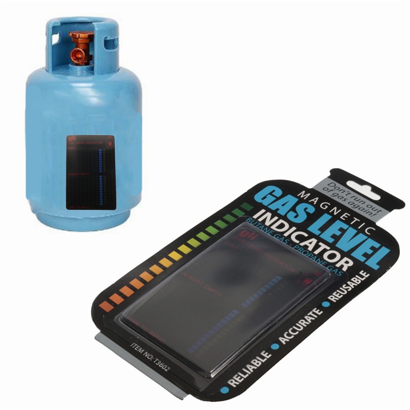 Outil de cylindre de gaz magnétique 5X, indicateur de niveau de réservoir de gaz Propane Butane gpl jauge de carburant, bâton de mesure de température de bouteille de caravane