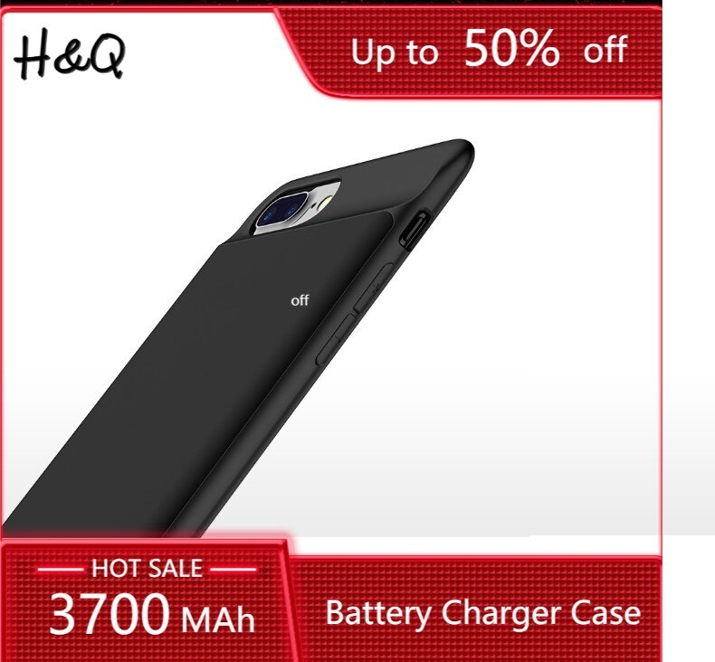 2500Mah/3700Mah Batterij Case Voor Iphone 8 7 6 6 S Plus Backup Charger Case Power Bank batterij Opladen Case Voor Iphone 6 6 S 7 8