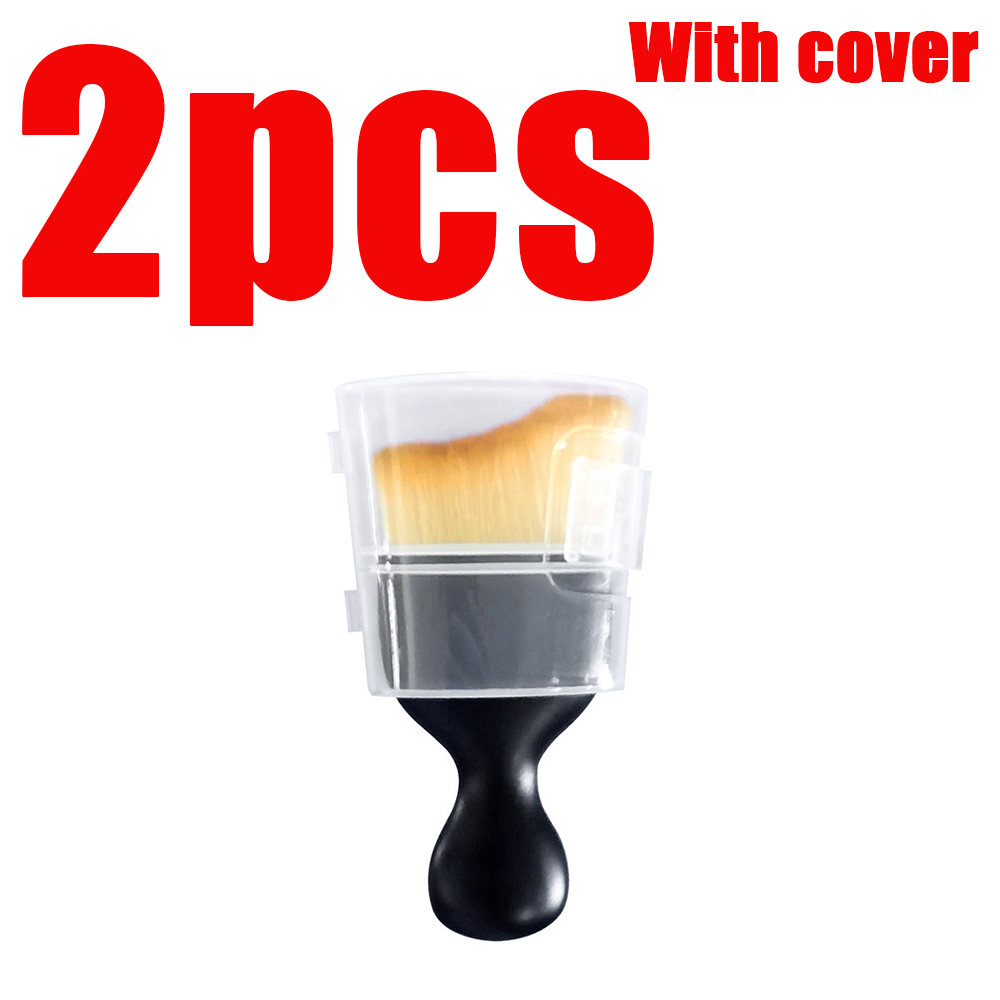 1/2/5Pcs Auto Innen Reinigung Pinsel Zubehör tragbare Weiche Fell Spalt Detaillierung Conditioner Air Outlet reinigung Artefakt Werkzeug: Black