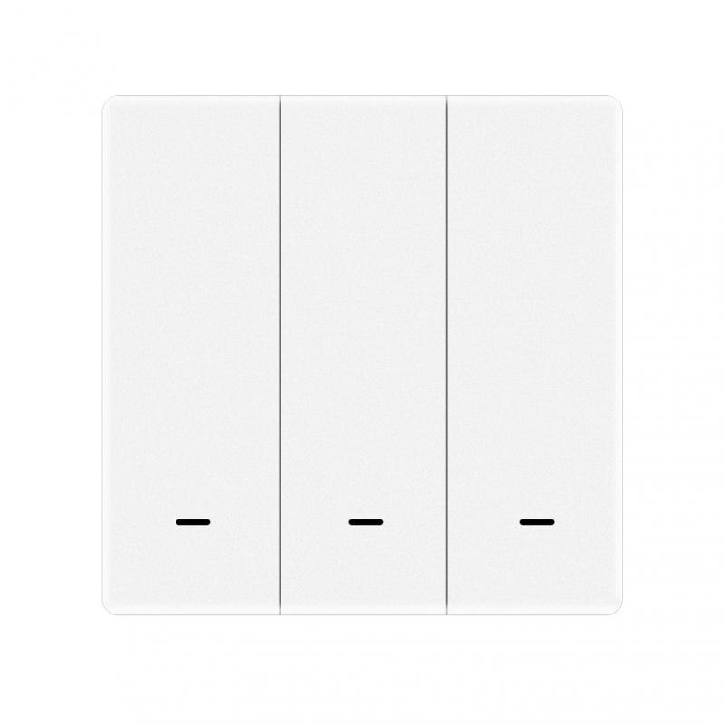 Tuya zigbee szenenschalter, 1-3 -fach szenen-druckknopf, fernbedienung, aufkleber, batteriebetrieben, automatisierungs-hub erforderlich: 3- fach