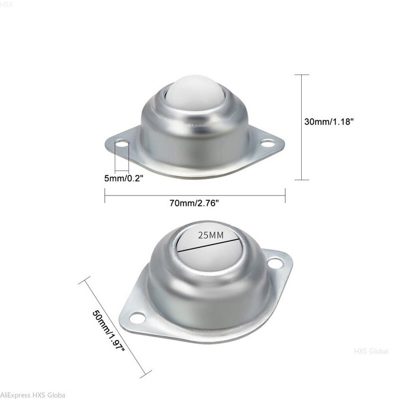 Roller Ball Transfer Bearing Caster Bull Wheel for Processing System Furniture Caster Universal Wheel Scroll Wheel: B