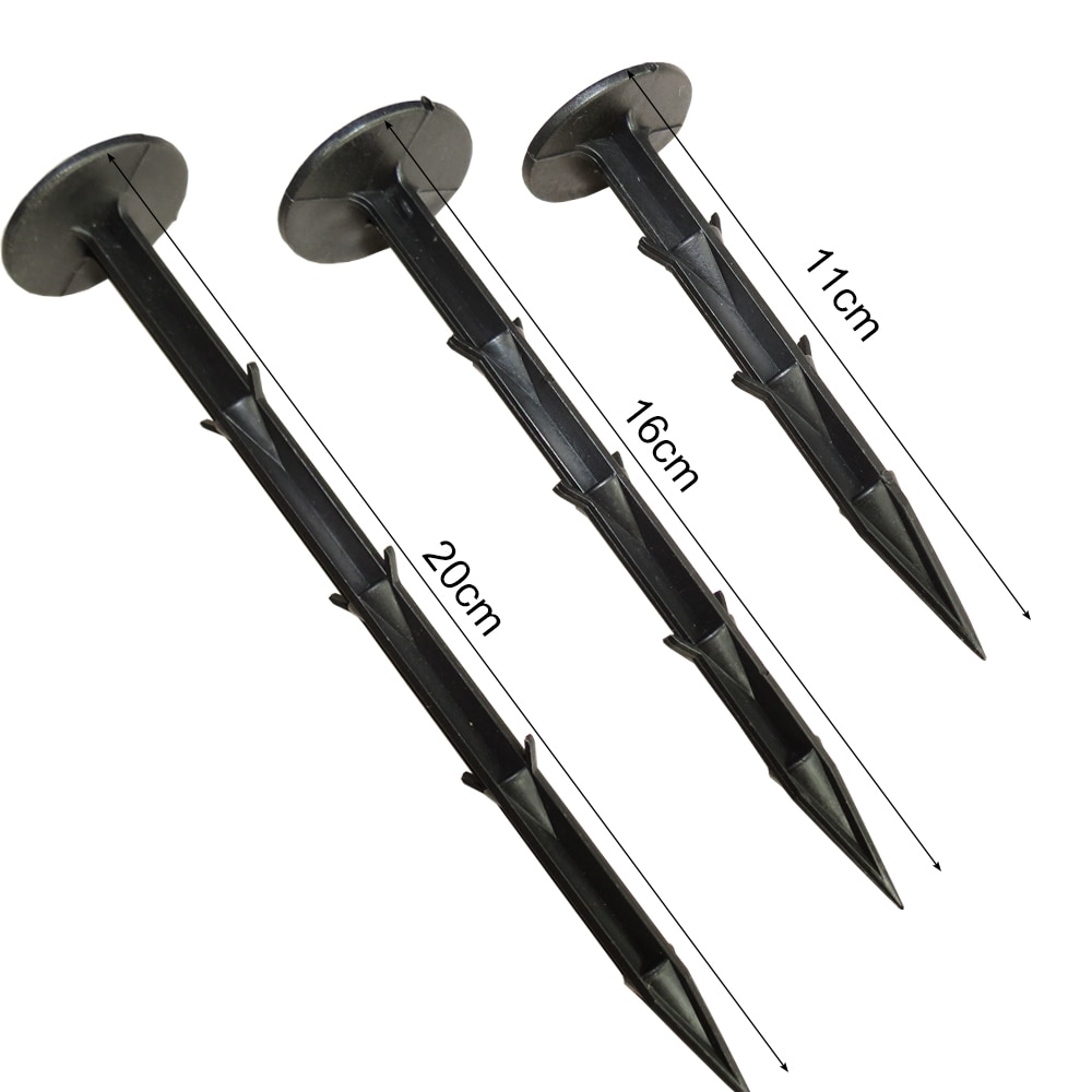 Piquet d&#39;ancrage pour la fixation de pare-soleil, 5 pièces de 20CM, pour le jardin, la serre, le sol