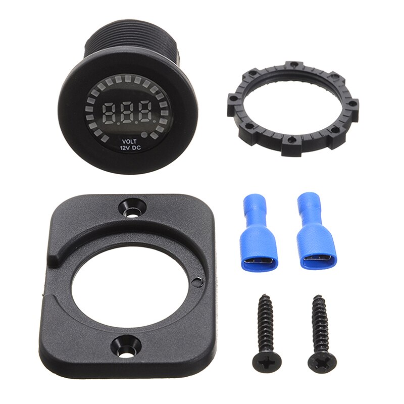 Dc 12V Universele Auto Motor Boot Led Digitale Voltmeter Panel Volt Meter Monitor Gauge Display Auto Accessoires