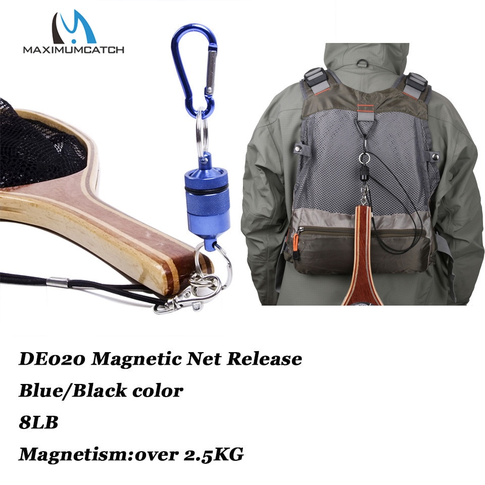 Maximumcatch-herramienta para pesca de mosca, lanzamiento de red magnética, accesorio de pesca de Color azul/negro