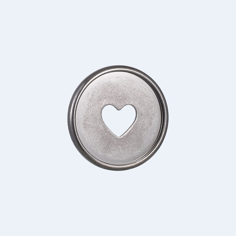 50 discos de encadernação do livro plástico dos pces, 35mm discos de expansão de discbound anéis da pasta do coração para diy notebooks planejadores material de escritório: Silver