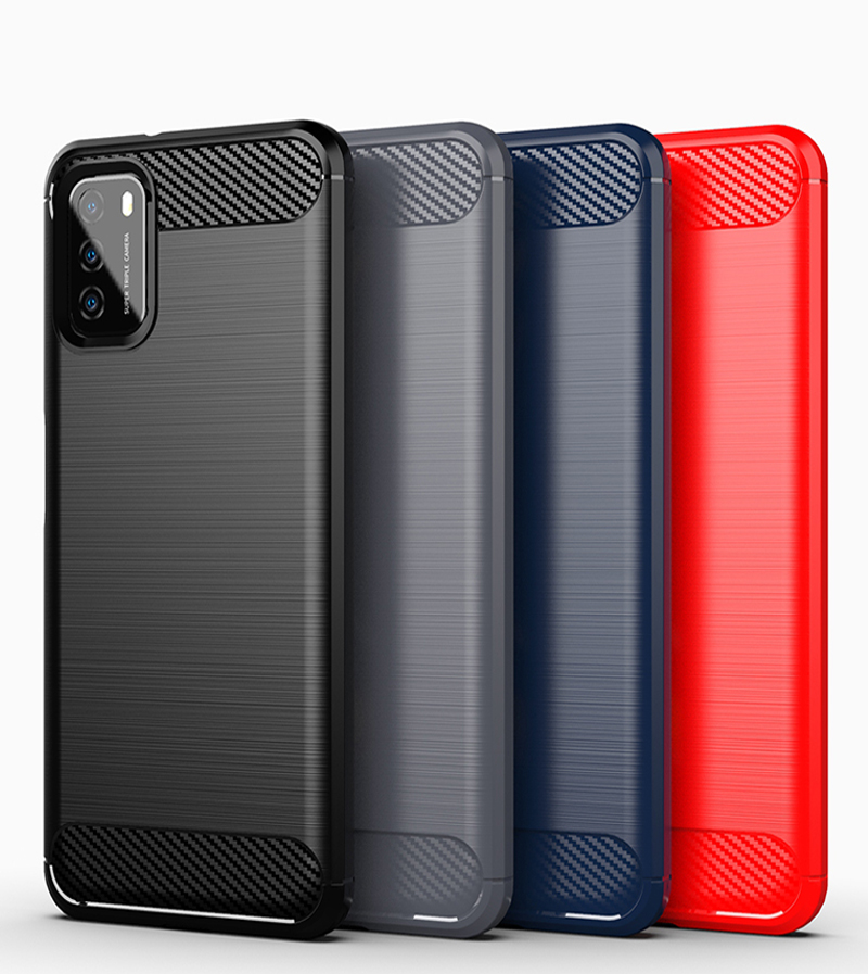 For Xiaomi Redmi Note 9T 5G Case Cover Shockproof Bumper Carbon Fiber Soft Silicone Phone Back Cover Redmi Note 9 T Pro 9T Case: Cotton / Gold