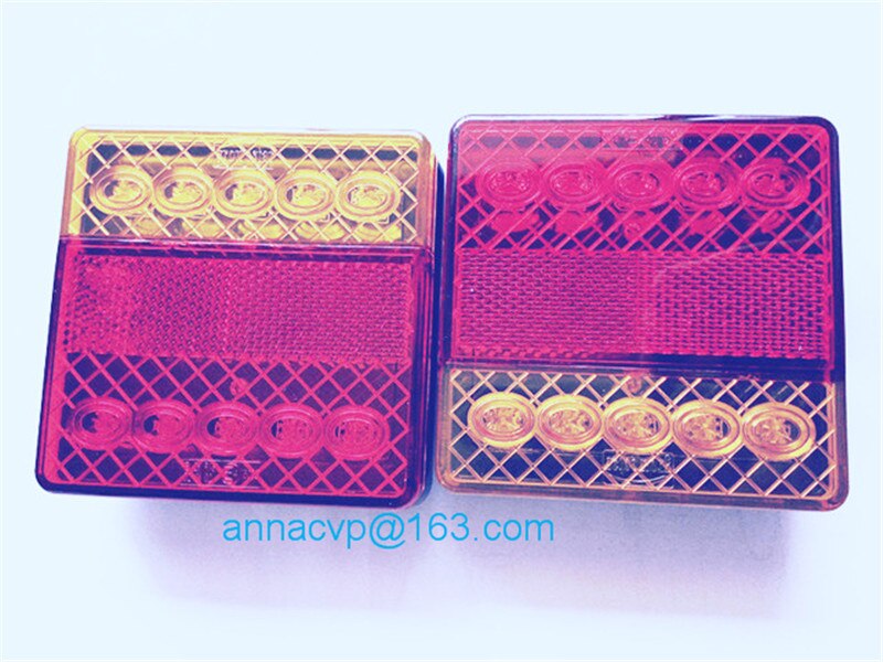 2x led trailer baglygte lygte stop baglygte reflektor dyk campingvogn 12v e4 trailer dele