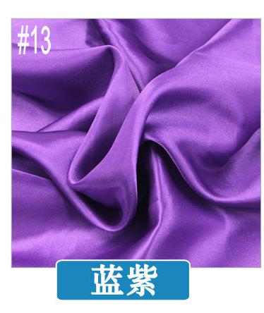 Tecido – tissu en Satin Polyester chinois, longueur 1 mètre largeur 1.45 mètre, bon marché pour mariage bricolage, bleu rose rouge or violet: 13
