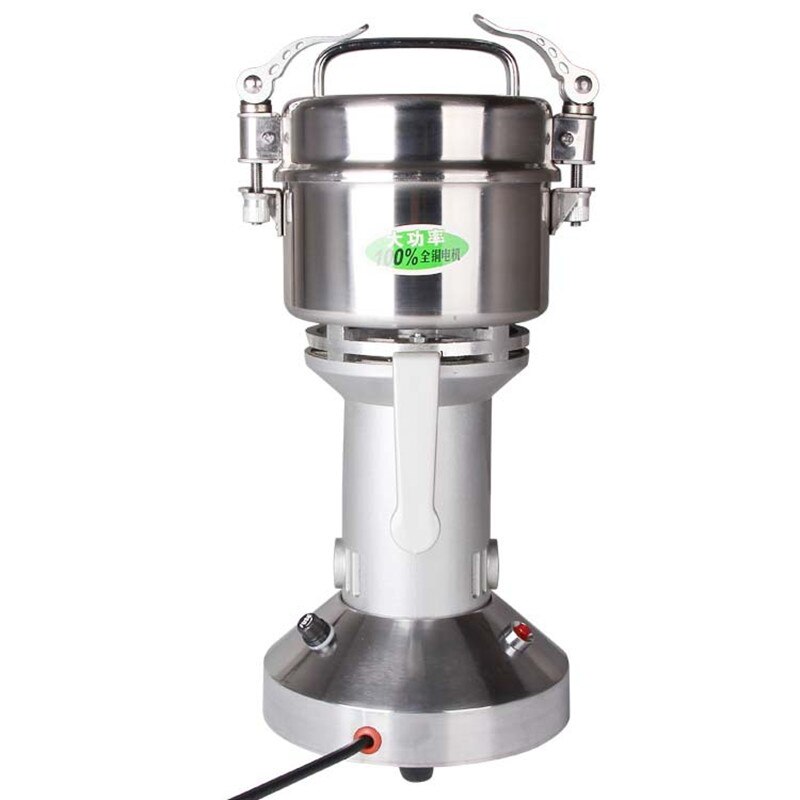 220V Electric Flour Mill Grain Grinding Machine Grinding Miller Stainless Steel Grinder/Pulverizer(200g)