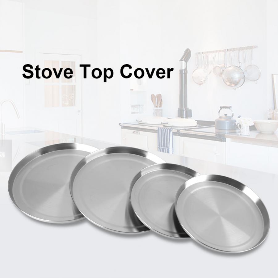 4Pcs/Set Stainless Steel Kitchen Stove Top Covers Cooker Protection Keep Kitchen Stove Top Clean and