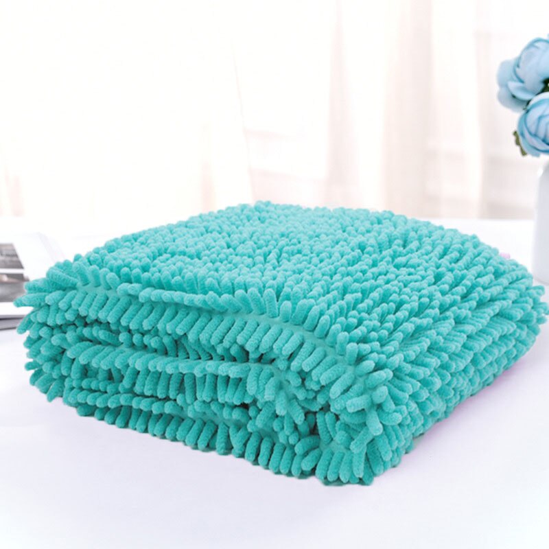 Pet Towel -Dog Towels Ultra Absorbent Quick Dry Pet Bath Towels,Microfiber Chenille, for Small, Medium, Large Dogs and Cats: Tiffany Blue / 60X85cm