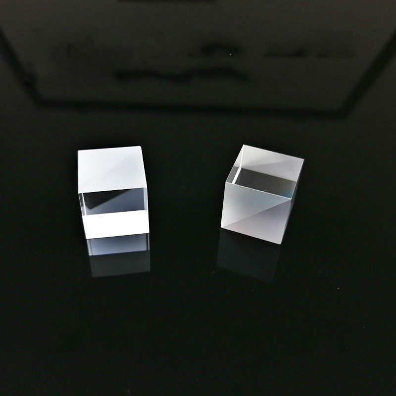 Beam Splitting Prism 8:2 Splitting Cube Prism Three-sides Plating Antireflection Coating 20*20*20 mm Optical Prism Lens