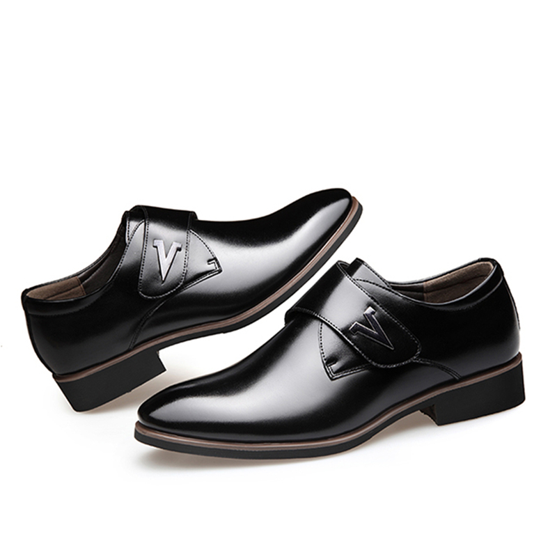 Modern slip-on herr kostym klänning skor kontor bekväma man läder skor zapatos hombre dfv 67