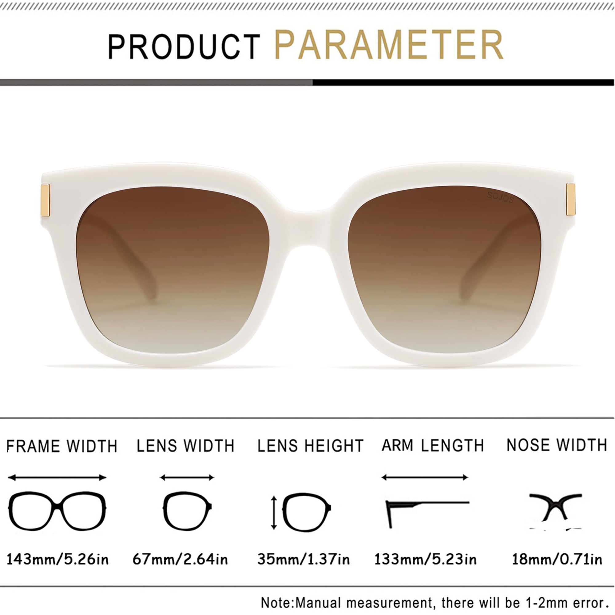 Quadratische Rahmen Damen Sonnenbrille dünne Sonnenbrille Männer und Frauen Brillen