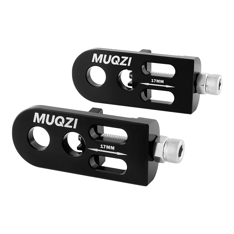MUQZI Bicycle Chain Tensioner Single Speed Bike Chain Tension Adjuster Folding Fixed Gear Bike Chain Adjuster: PURPLE