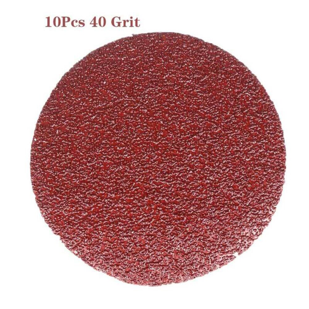10pcs 5inch/125mm 40-2000Grit Round Shape Disk Sand Sheets Sandpaper Polishing