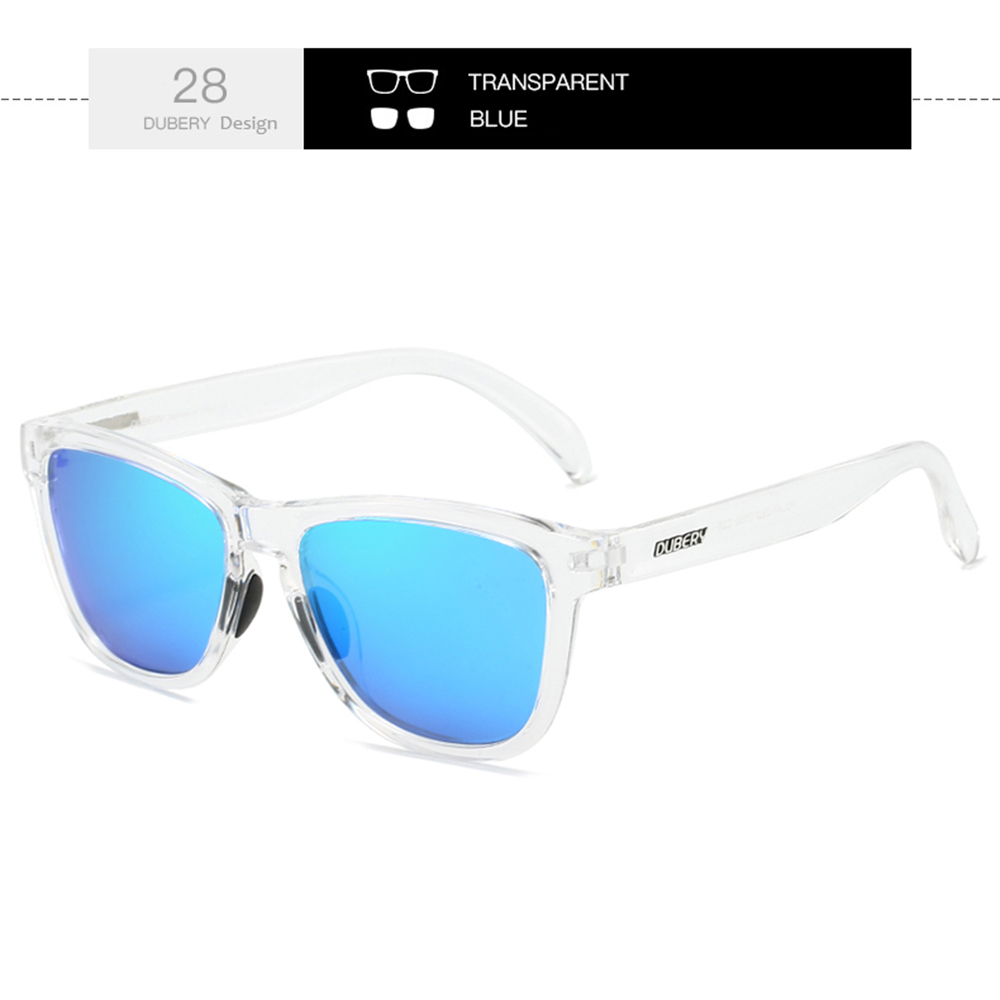 DUBERY Gafas de sol polarizadas con montura completa para hombres y mujeres 28 colores modelo 550
