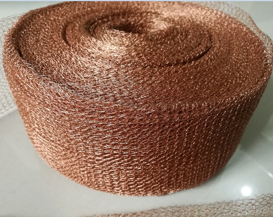 Koper Mesh voor destillatie Koper verpakking lengte 0.5 150 m breedte 10 cm draad diameter 0.25mm T2 Koper
