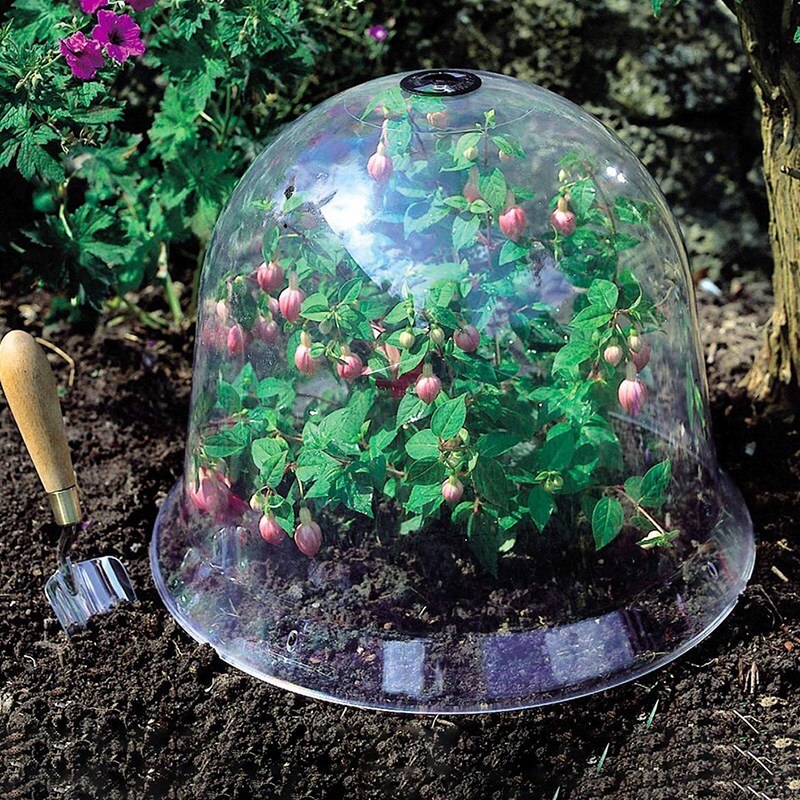 Tuinklok plastic beschermende plantenbellen e ademende hoezen thermische isolatie hydrateren
