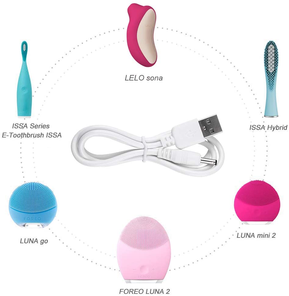 dc 3.5*1.35mm Charger Cable for LELO Sona, Gigi, Ina Wave, Soraya, Lily 2-Pack